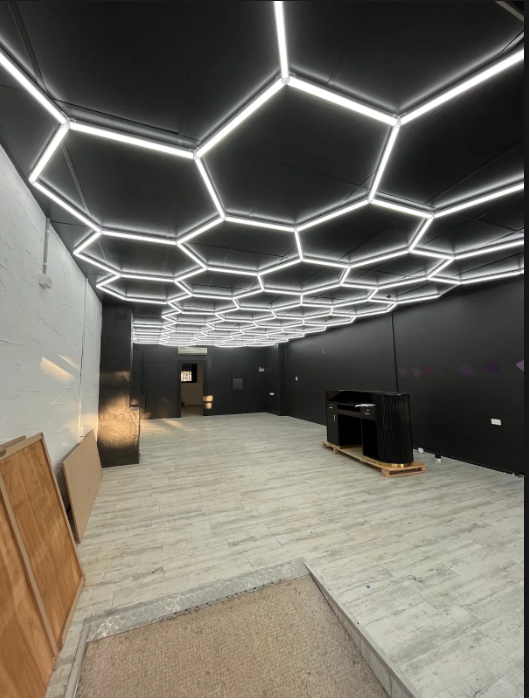 Electrical installation work in progress